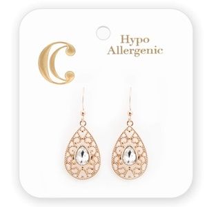 Rose Gold Diamond Earrings